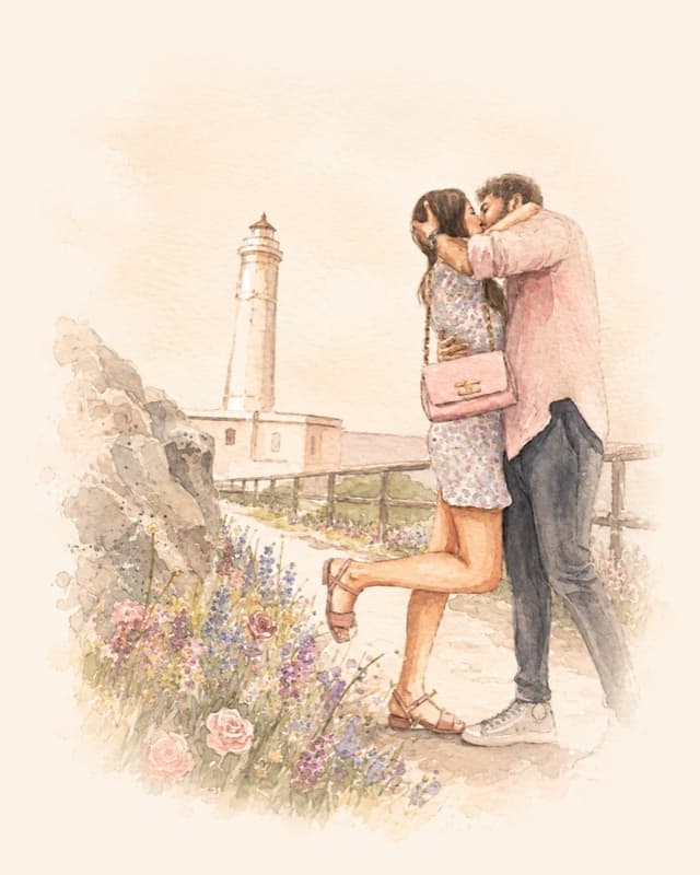 Illustrazione di Francesco e Anna